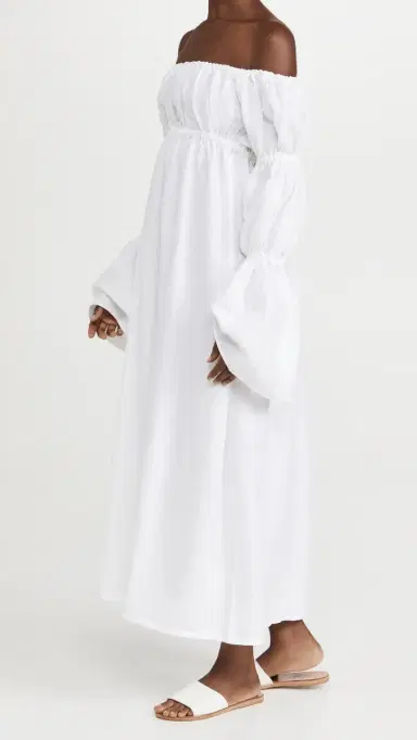Mie Phi Phi Dress White | Thumbnail 4 Mie Phi Phi Dress White | Thumbnail 4