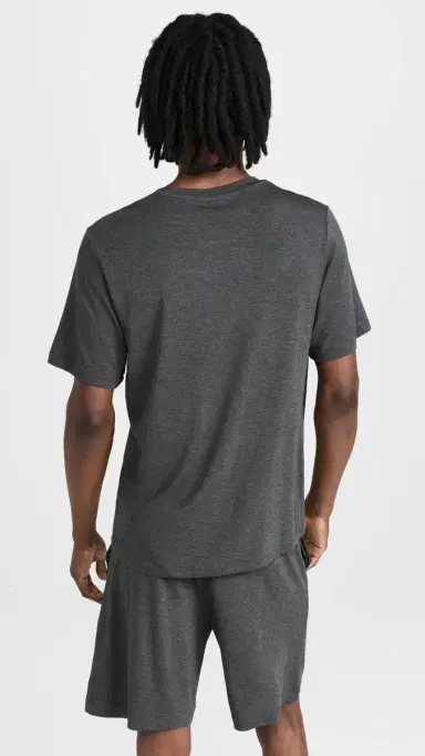 Eberjey Henry Modal Short PJ et Charcoal Heather | Thumbnail 3 Eberjey Henry Modal Short PJ et Charcoal Heather | Thumbnail 3