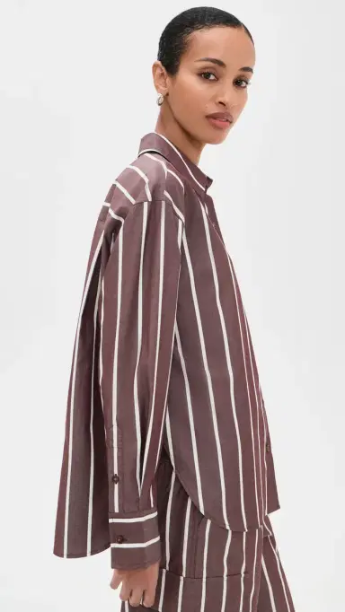 rag & bone Connie Stripe Button Down Shirt Rswst | Thumbnail 4 rag & bone Connie Stripe Button Down Shirt Rswst | Thumbnail 4