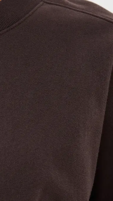 Tibi Cocoon Crew Neck Sweatshirt Brown | Thumbnail 6 Tibi Cocoon Crew Neck Sweatshirt Brown | Thumbnail 6