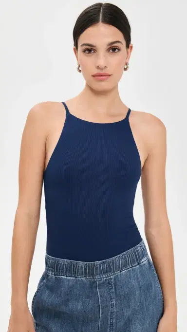 LE BOP Lexi Thong Bodysuit Navy | Thumbnail 2 LE BOP Lexi Thong Bodysuit Navy | Thumbnail 2