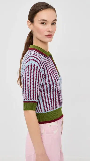 Marni Polo Neck Top Light Blue | Thumbnail 4 Marni Polo Neck Top Light Blue | Thumbnail 4