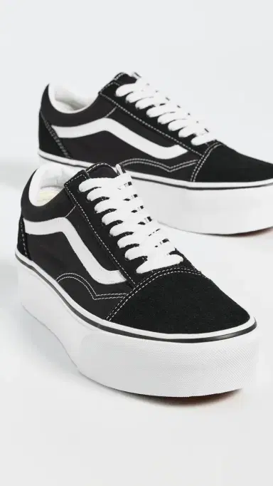 Vans UA Old Skool Stackforms Black/True White | Thumbnail 5 Vans UA Old Skool Stackforms Black/True White | Thumbnail 5
