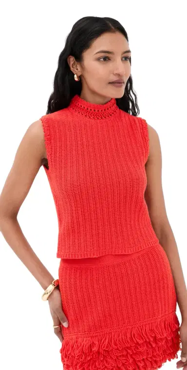 De Loreta Agata Top Red | Thumbnail 1 De Loreta Agata Top Red | Thumbnail 1