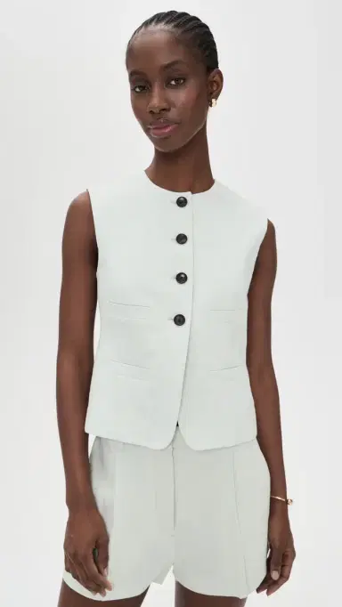 A.L.C. A. L.C. Georgie Vest Pale Mint | Thumbnail 2 A.L.C. A. L.C. Georgie Vest Pale Mint | Thumbnail 2