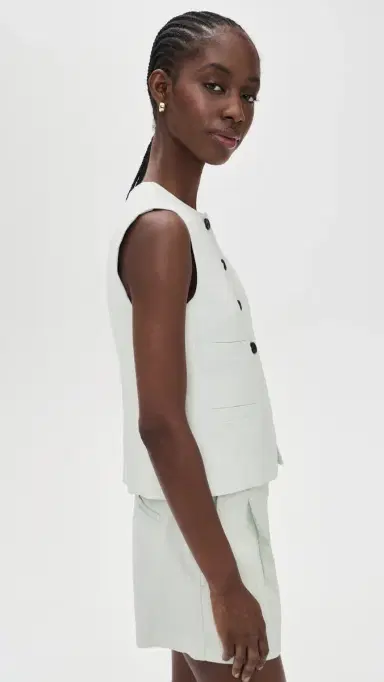 A.L.C. A. L.C. Georgie Vest Pale Mint | Thumbnail 4 A.L.C. A. L.C. Georgie Vest Pale Mint | Thumbnail 4