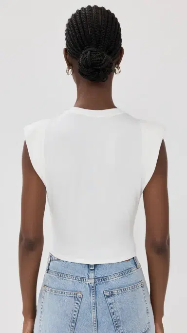 Simkhai Estelle Top White L | Thumbnail 3 Simkhai Estelle Top White L | Thumbnail 3