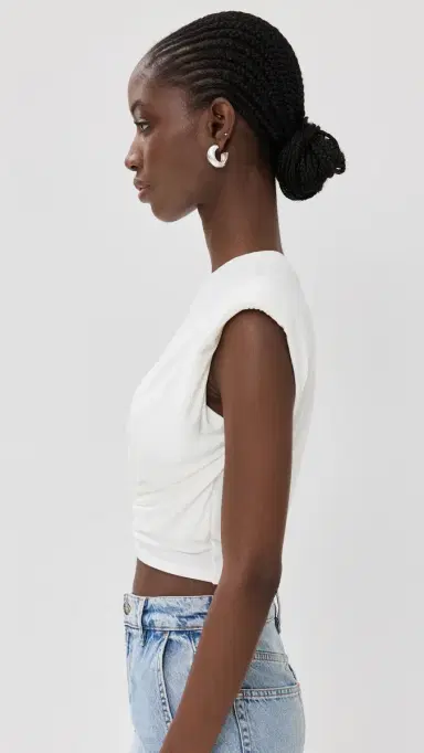 Simkhai Estelle Top White L | Thumbnail 4 Simkhai Estelle Top White L | Thumbnail 4