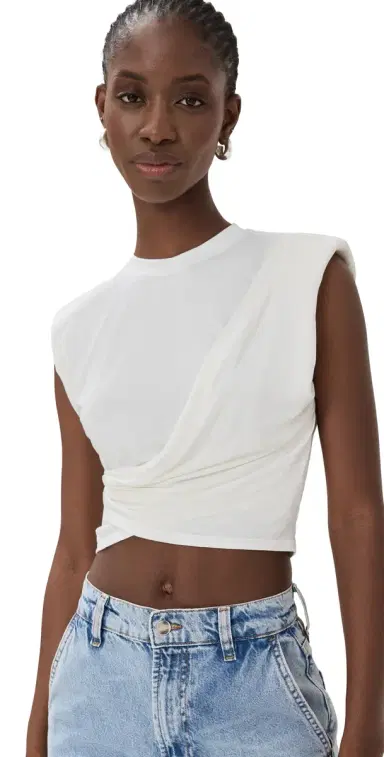 Simkhai Estelle Top White L | Thumbnail 1 Simkhai Estelle Top White L | Thumbnail 1