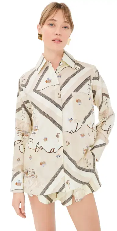 Isla & White Estela Silk Shirt Isolaire | Thumbnail 1 Isla & White Estela Silk Shirt Isolaire | Thumbnail 1