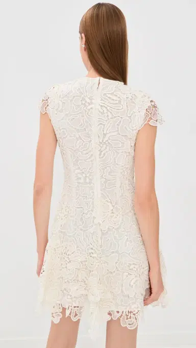 SIMKHAI Novelle Lace ini Dress White | Thumbnail 3 SIMKHAI Novelle Lace ini Dress White | Thumbnail 3