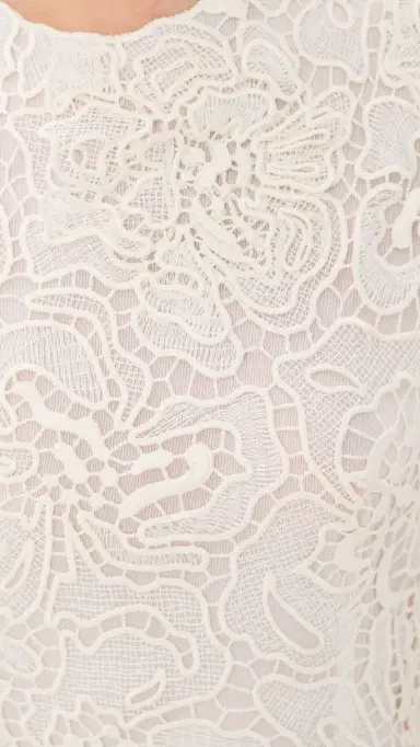 SIMKHAI Novelle Lace ini Dress White | Thumbnail 6 SIMKHAI Novelle Lace ini Dress White | Thumbnail 6