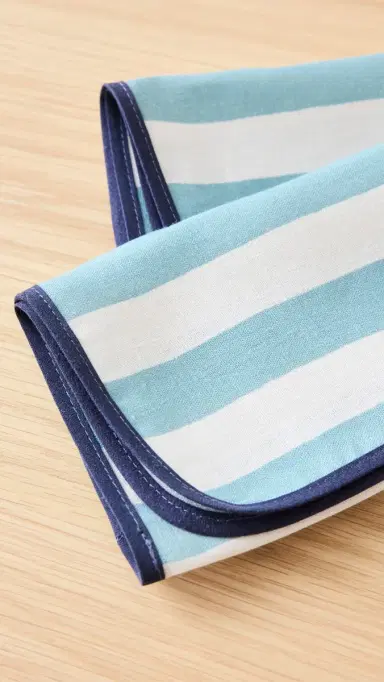 La DoubleJ Large Napkins Set of 2 Blue One Size | Thumbnail 4 La DoubleJ Large Napkins Set of 2 Blue One Size | Thumbnail 4