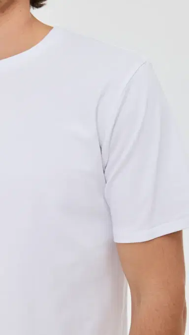 rag & bone Pima Interlock Tee White | Thumbnail 6 rag & bone Pima Interlock Tee White | Thumbnail 6
