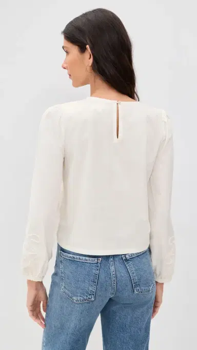 Z Supply Tatiana Poplin Top White | Thumbnail 3 Z Supply Tatiana Poplin Top White | Thumbnail 3