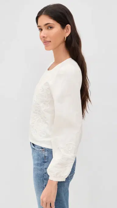 Z Supply Tatiana Poplin Top White | Thumbnail 4 Z Supply Tatiana Poplin Top White | Thumbnail 4