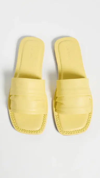 Free People Evelyn Slip On Sandals Sunkissed Yellow Ler | Thumbnail 2 Free People Evelyn Slip On Sandals Sunkissed Yellow Ler | Thumbnail 2