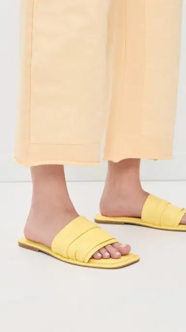 Free People Evelyn Slip On Sandals Sunkissed Yellow Ler | Thumbnail 3 Free People Evelyn Slip On Sandals Sunkissed Yellow Ler | Thumbnail 3