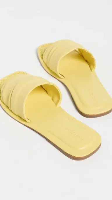 Free People Evelyn Slip On Sandals Sunkissed Yellow Ler | Thumbnail 4 Free People Evelyn Slip On Sandals Sunkissed Yellow Ler | Thumbnail 4