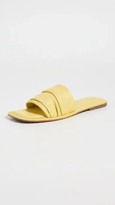 Free People Evelyn Slip On Sandals Sunkissed Yellow Ler | Thumbnail 5 Free People Evelyn Slip On Sandals Sunkissed Yellow Ler | Thumbnail 5