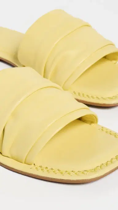 Free People Evelyn Slip On Sandals Sunkissed Yellow Ler | Thumbnail 6 Free People Evelyn Slip On Sandals Sunkissed Yellow Ler | Thumbnail 6