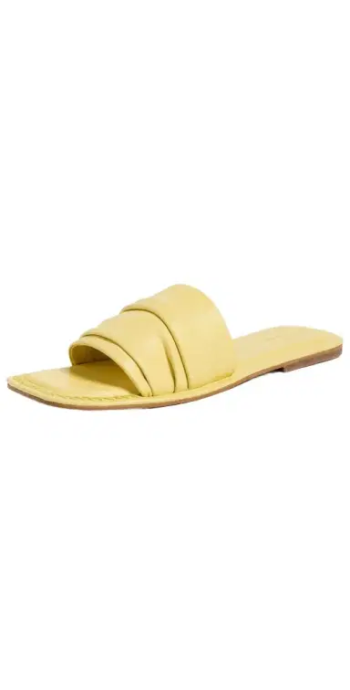 Free People Evelyn Slip On Sandals Sunkissed Yellow Ler | Thumbnail 1 Free People Evelyn Slip On Sandals Sunkissed Yellow Ler | Thumbnail 1