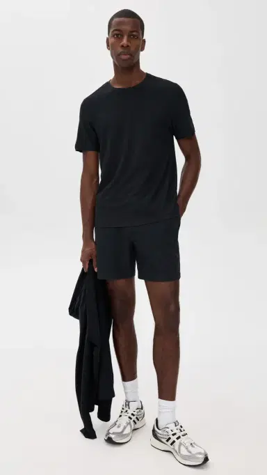 Beyond Yoga pacedye Unlimited Mens Shorts 6 Darkest Night | Thumbnail 5 Beyond Yoga pacedye Unlimited Mens Shorts 6 Darkest Night | Thumbnail 5