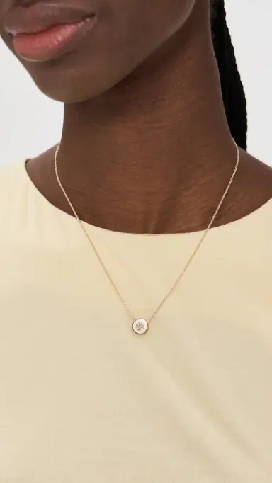 Tory Burch Icon Enamel Pendant Necklace | Thumbnail 3 Tory Burch Icon Enamel Pendant Necklace | Thumbnail 3