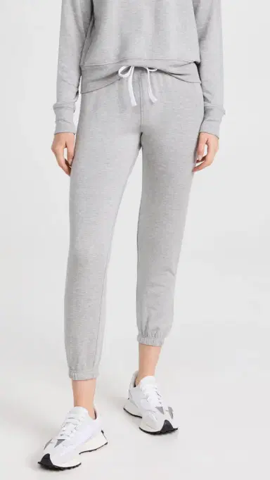 Splits59 onja Fleece Sweatpants Heather Grey | Thumbnail 2 Splits59 onja Fleece Sweatpants Heather Grey | Thumbnail 2