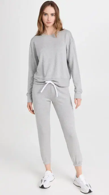 Splits59 onja Fleece Sweatpants Heather Grey | Thumbnail 5 Splits59 onja Fleece Sweatpants Heather Grey | Thumbnail 5