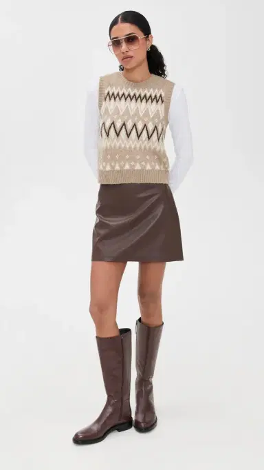 LE BOP Fair Isle Vest Beige ulti | Thumbnail 2 LE BOP Fair Isle Vest Beige ulti | Thumbnail 2
