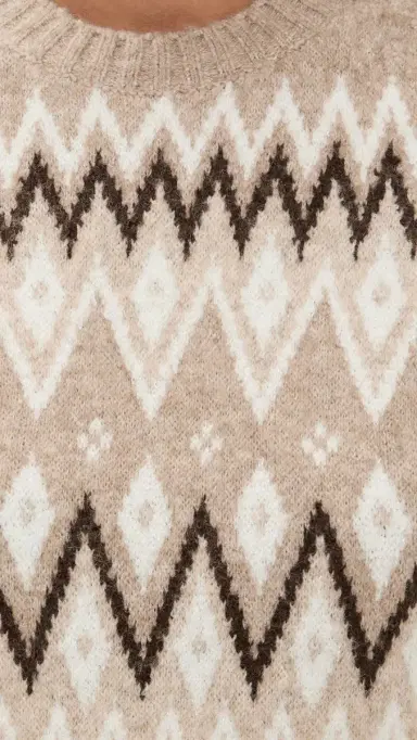 LE BOP Fair Isle Vest Beige ulti | Thumbnail 6 LE BOP Fair Isle Vest Beige ulti | Thumbnail 6