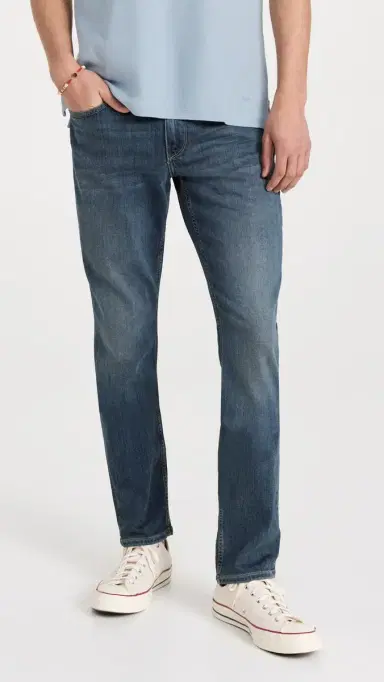 PAIGE Federal Transcend Slim Straight Jeans Birch | Thumbnail 2 PAIGE Federal Transcend Slim Straight Jeans Birch | Thumbnail 2