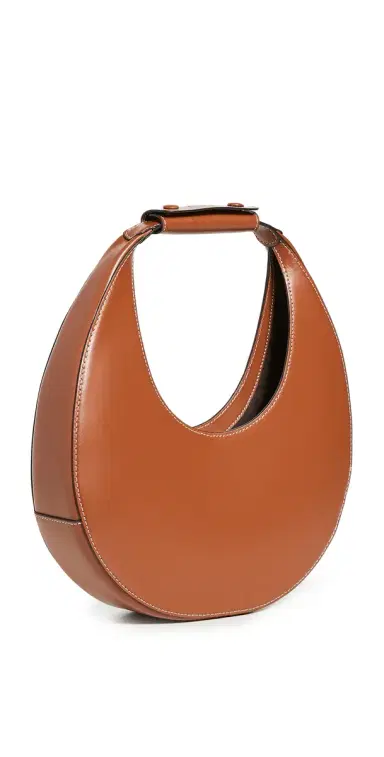 Staud Moon Tote Bag Tan One Size | Thumbnail 1 Staud Moon Tote Bag Tan One Size | Thumbnail 1
