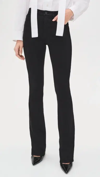 L'AGENCE Selma Sleek Baby Boot Jeans Noir | Thumbnail 2 L'AGENCE Selma Sleek Baby Boot Jeans Noir | Thumbnail 2