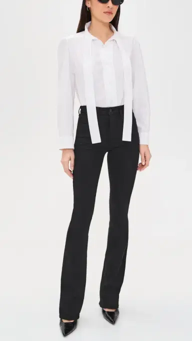 L'AGENCE Selma Sleek Baby Boot Jeans Noir | Thumbnail 5 L'AGENCE Selma Sleek Baby Boot Jeans Noir | Thumbnail 5