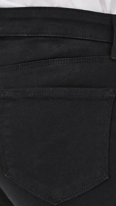 L'AGENCE Selma Sleek Baby Boot Jeans Noir | Thumbnail 6 L'AGENCE Selma Sleek Baby Boot Jeans Noir | Thumbnail 6