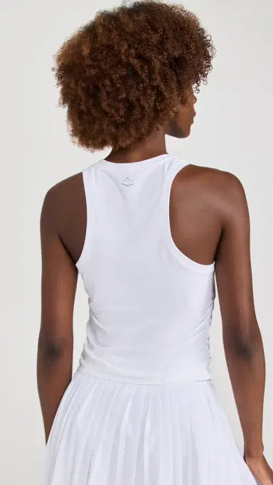 Beyond Yoga Featherweight Your Fit Shirred Tank Cloud White | Thumbnail 3 Beyond Yoga Featherweight Your Fit Shirred Tank Cloud White | Thumbnail 3
