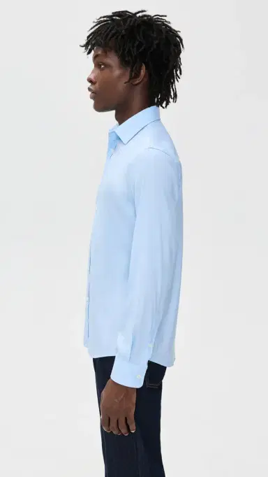 Faherty The Movement Shirt Azure ky | Thumbnail 4 Faherty The Movement Shirt Azure ky | Thumbnail 4