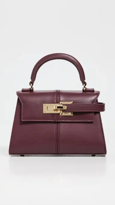 JW PEI Elise Top Handle Bag Deep Burgundy One Size | Thumbnail 2 JW PEI Elise Top Handle Bag Deep Burgundy One Size | Thumbnail 2