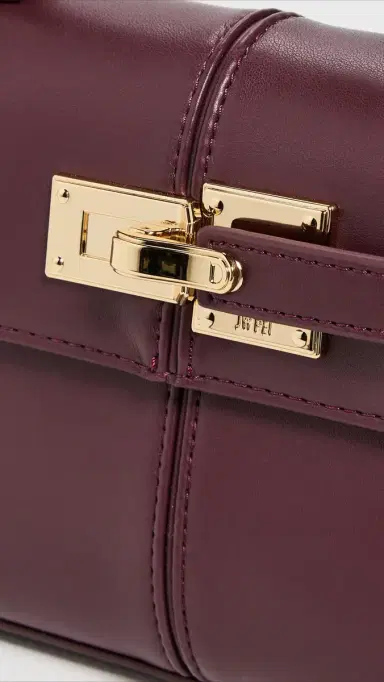 JW PEI Elise Top Handle Bag Deep Burgundy One Size | Thumbnail 5 JW PEI Elise Top Handle Bag Deep Burgundy One Size | Thumbnail 5
