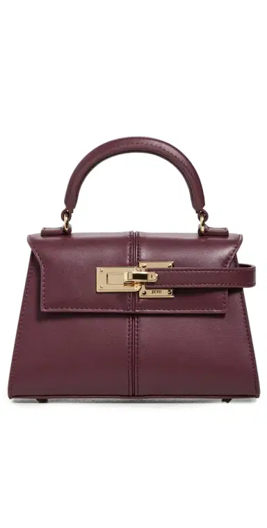 JW PEI Elise Top Handle Bag Deep Burgundy One Size | Thumbnail 1 JW PEI Elise Top Handle Bag Deep Burgundy One Size | Thumbnail 1