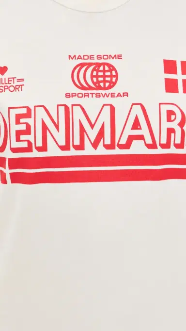 Made Some Sportswear Denmark Tee Red/Off White | Thumbnail 6 Made Some Sportswear Denmark Tee Red/Off White | Thumbnail 6