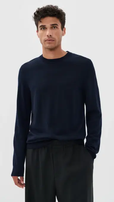 NN07 Ted oft Wool Sweater Navy Blue | Thumbnail 2 NN07 Ted oft Wool Sweater Navy Blue | Thumbnail 2
