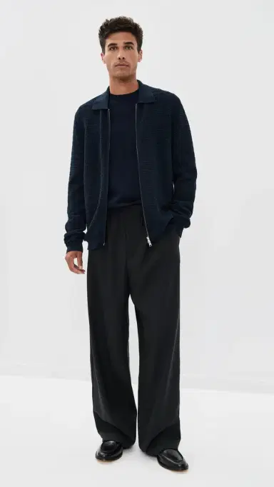 NN07 Ted oft Wool Sweater Navy Blue | Thumbnail 5 NN07 Ted oft Wool Sweater Navy Blue | Thumbnail 5