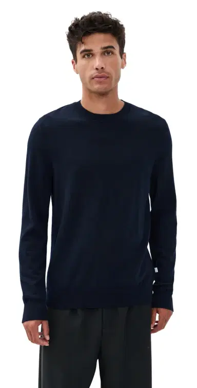 NN07 Ted oft Wool Sweater Navy Blue | Thumbnail 1 NN07 Ted oft Wool Sweater Navy Blue | Thumbnail 1