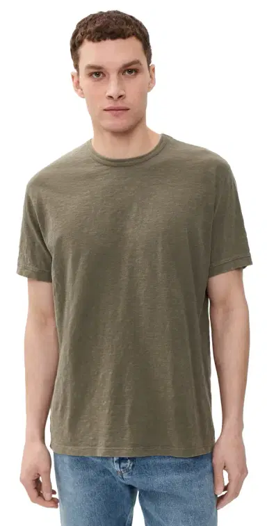 Alex Mill Slub Tee Olive Grey | Thumbnail 1 Alex Mill Slub Tee Olive Grey | Thumbnail 1