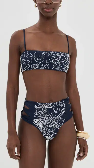 Agua Bendita Willa Batik Embroidered Bikini Bottoms ulticolor | Thumbnail 5 Agua Bendita Willa Batik Embroidered Bikini Bottoms ulticolor | Thumbnail 5