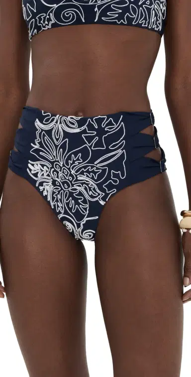 Agua Bendita Willa Batik Embroidered Bikini Bottoms ulticolor | Thumbnail 1 Agua Bendita Willa Batik Embroidered Bikini Bottoms ulticolor | Thumbnail 1