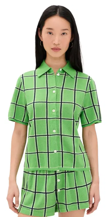Guest In Residence Picnic Plaid Shirt Match Point Combo M | Thumbnail 1 Guest In Residence Picnic Plaid Shirt Match Point Combo M | Thumbnail 1